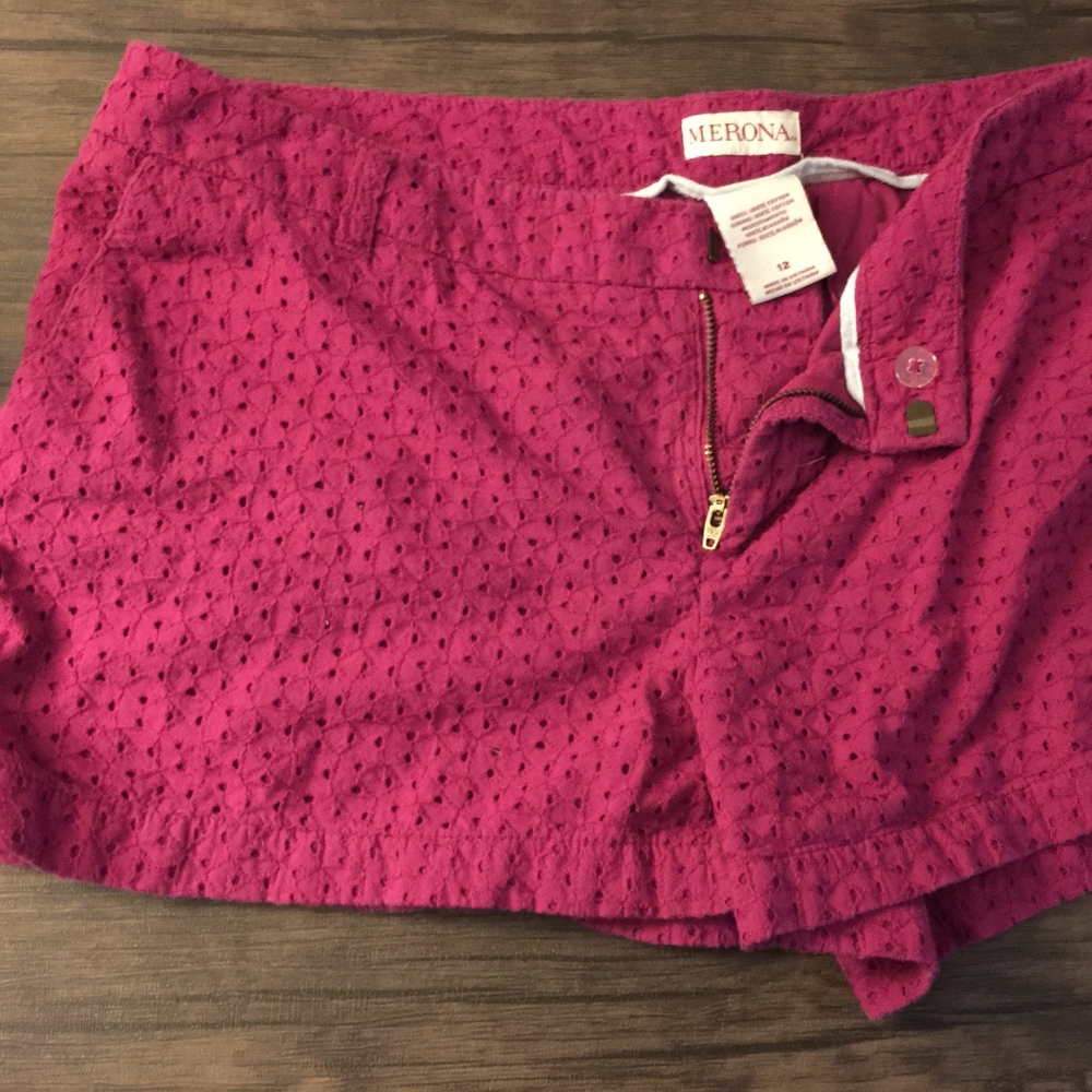 Pink Merona shorts size 12